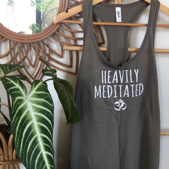 Heavily meditated Om symbol racer back tank top New without tags size medium - Picture 7 of 7